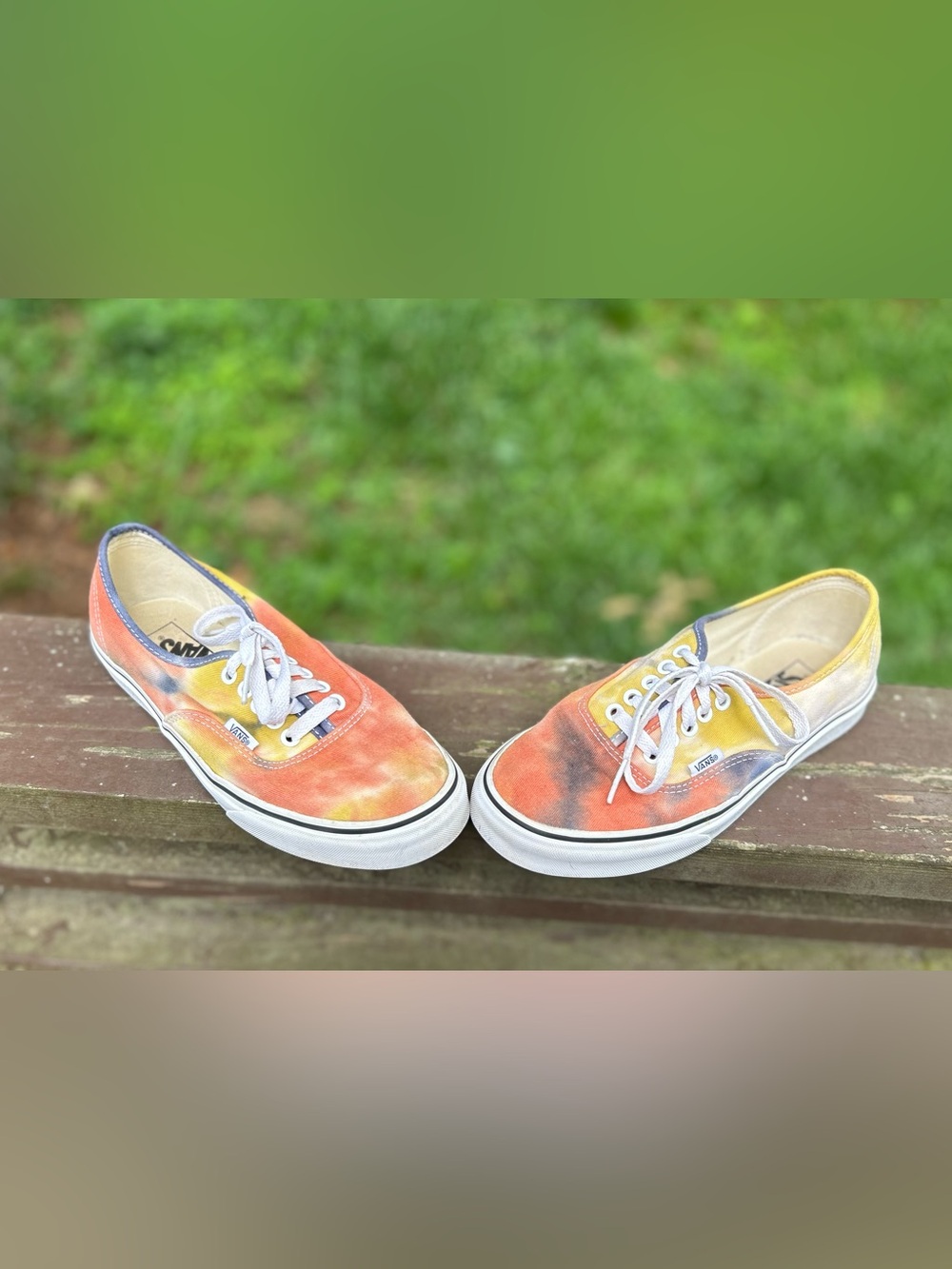 Vans Unisex Shoes Multicolor Tie Dye Sneakers - W Size 9.5 M Size 8